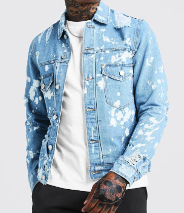 Denim Ripped Jackets